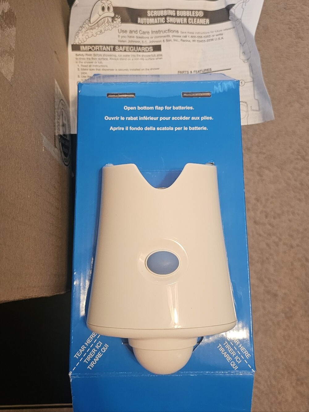 Scrubbing Bubbles Automatic Shower Cleaner UNIT ONLY Bathroom Shower READ*